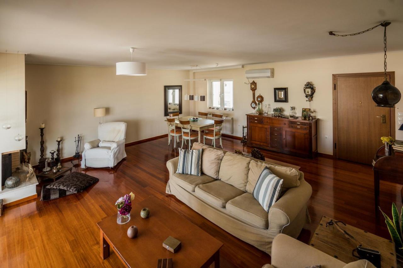 אתונה Family Getaway, Spacious And Luxurious, Sea View, Terrace, Next To Voula Beach, 20Min From Center מראה חיצוני תמונה